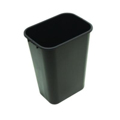 IMP77035 Soft-Sided Wastebasket, 41 qt, Polyethylene, Black IMPACT PRODUCTS, LLC