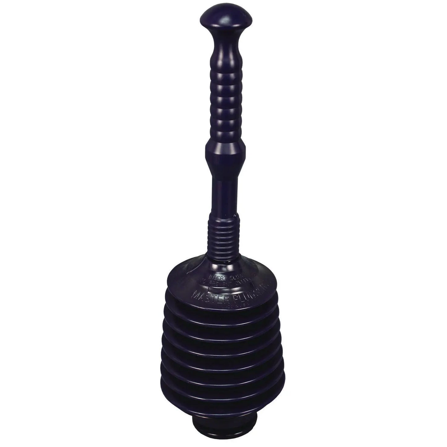 IMP9205 Deluxe Professional Plunger, 11.2" Plastic Handle, 6" dia, Black, 6/Carton Impact