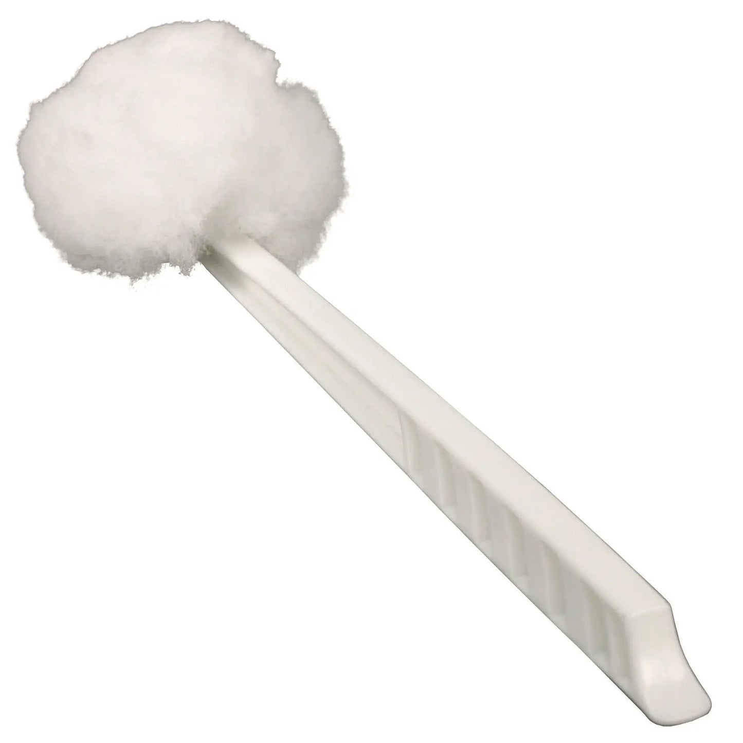 IMP2042591 Deluxe Toilet Bowl Mop, 10" Handle, 4.5" Mop Head, White, 25/Carton Impact