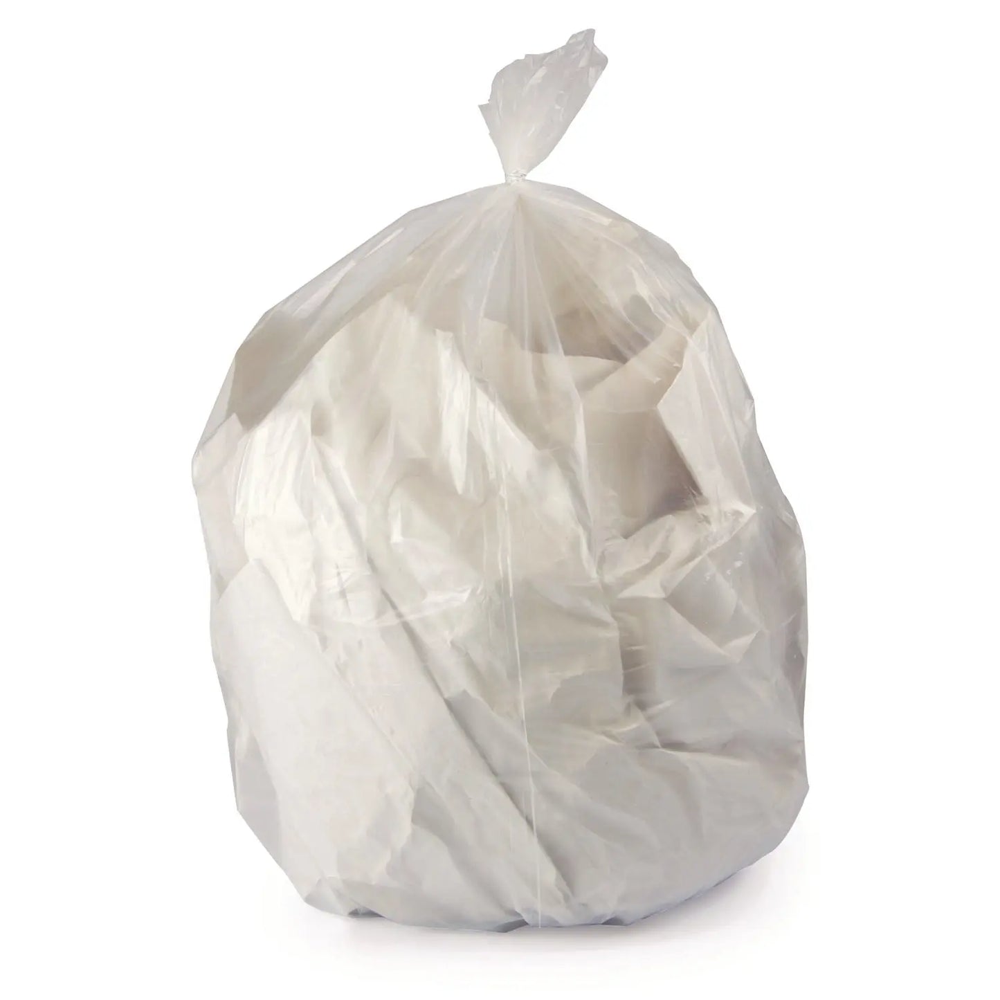 HERH4832HC Linear Low-Density Can Liners, 16 Gal, 0.7 mil, 24" x 32", Clear, Flat Pack, 500/Carton Heritage