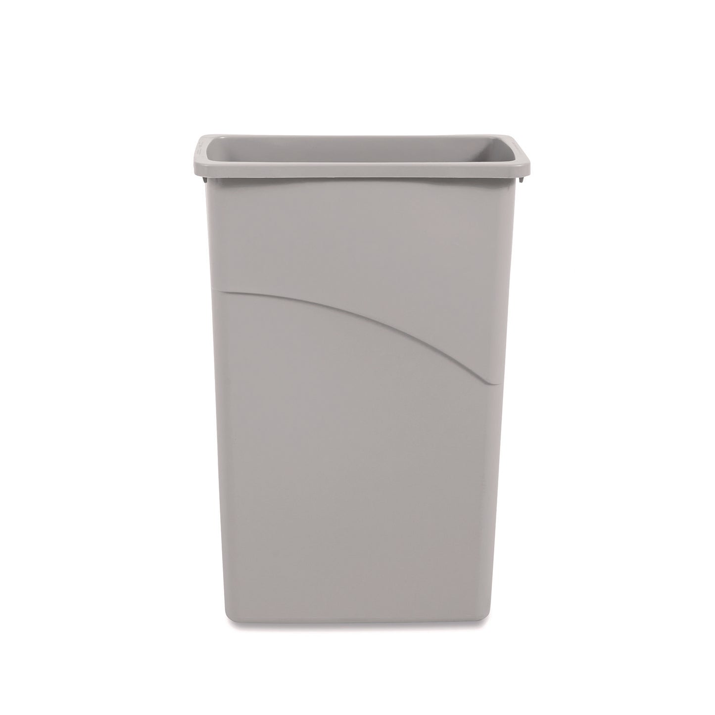BWK23GLSJGRA Slim Waste Container, 23 gal, Plastic, Gray