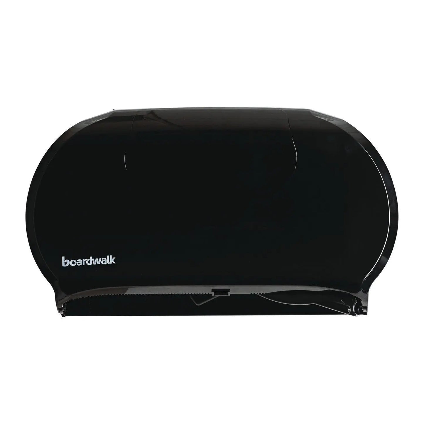 BWK1529 Jumbo Twin Toilet Tissue Dispenser, 20.25 x 6 x 12.25, Black Boardwalk