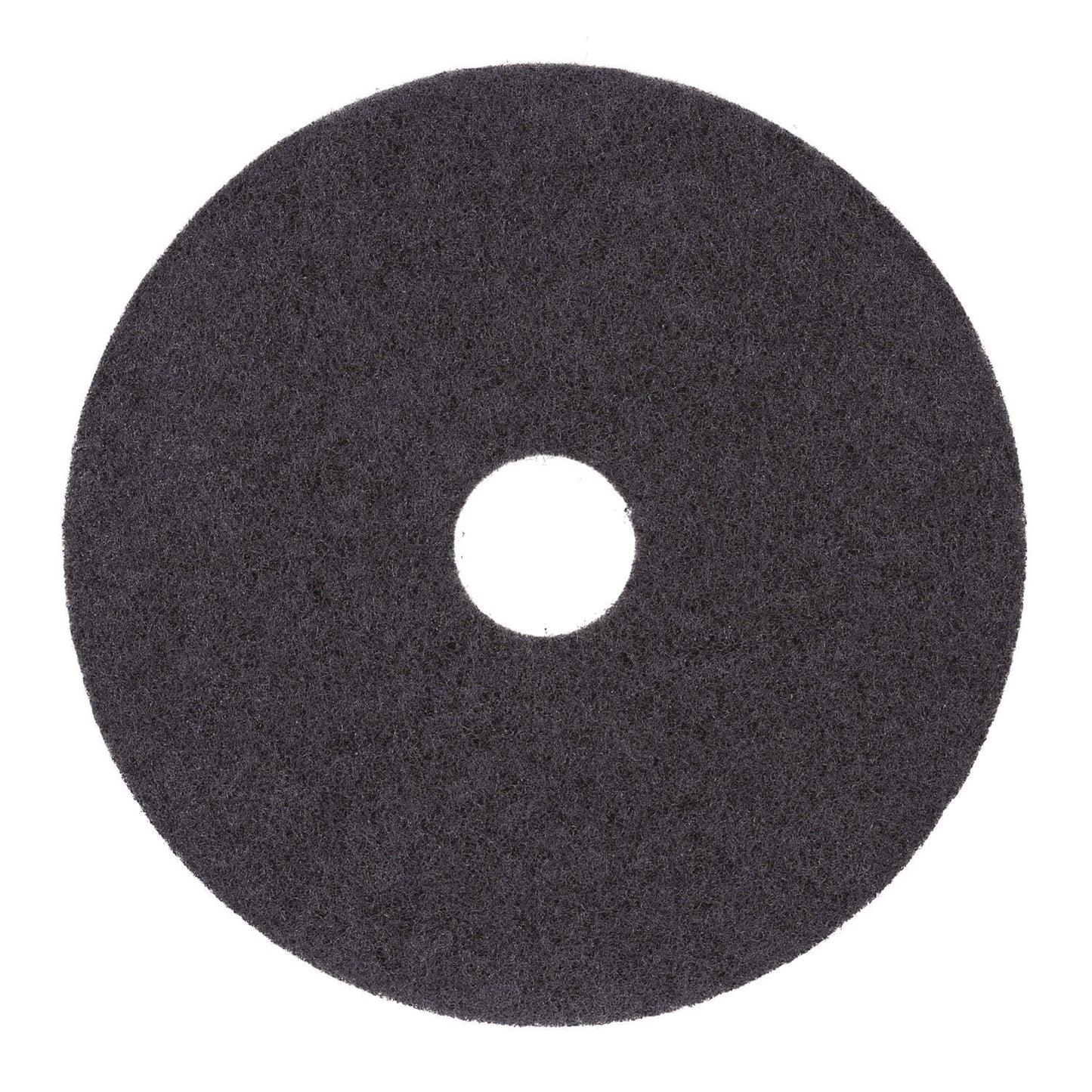 BWK4012BLA Stripping Floor Pads, 12" Diameter, Black, 5/carton