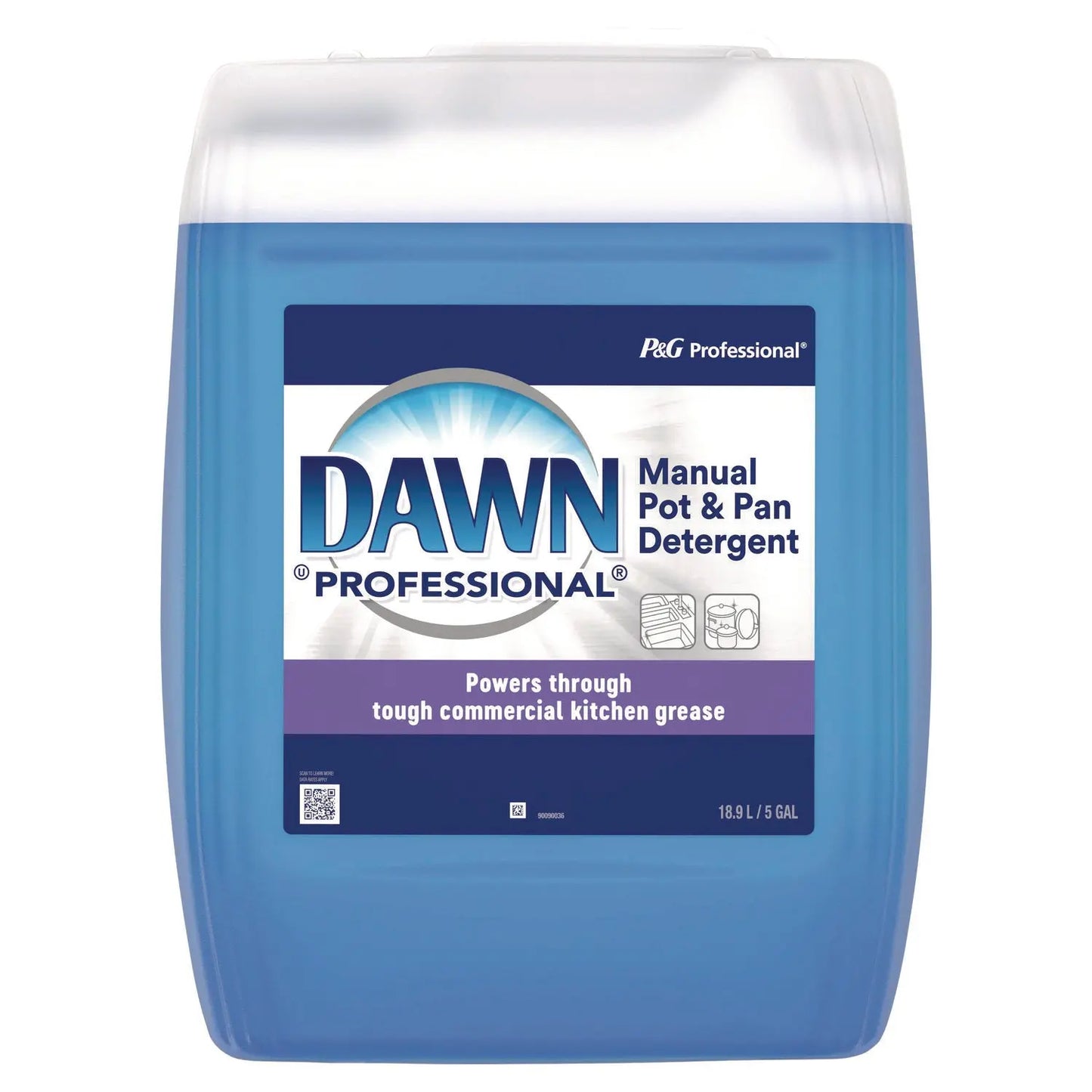 PGC12310PL Professional Manual Pot and Pan Dish Detergent, Original Scent, 5 gal Bottle, 34/Pallet Dawn Professional