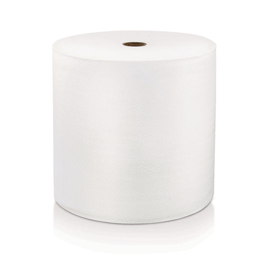 SOL46896 Hard Wound Roll Towel, 1-Ply, 8" x 800 ft, White, 6 Rolls/Carton
