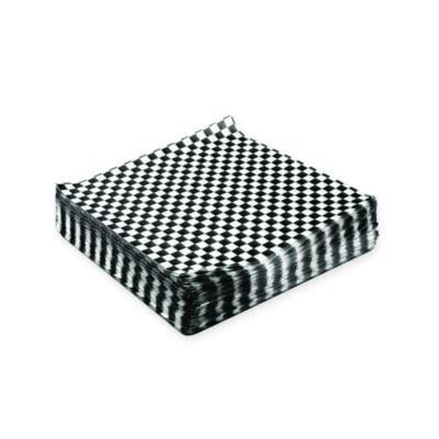 PDHWG01006 Grease-Resistant Food Wrap, 12 x 12, Black Check, 5,000/Carton PATERSON PAPER