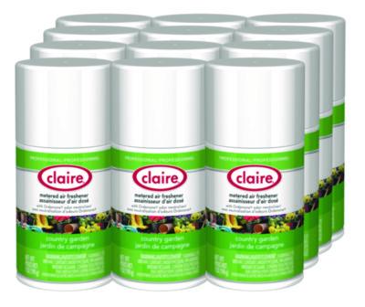 CGC118 Metered Air Freshener, Country Garden, 11 oz Aerosol Spray, 12/Carton PLZ CORP