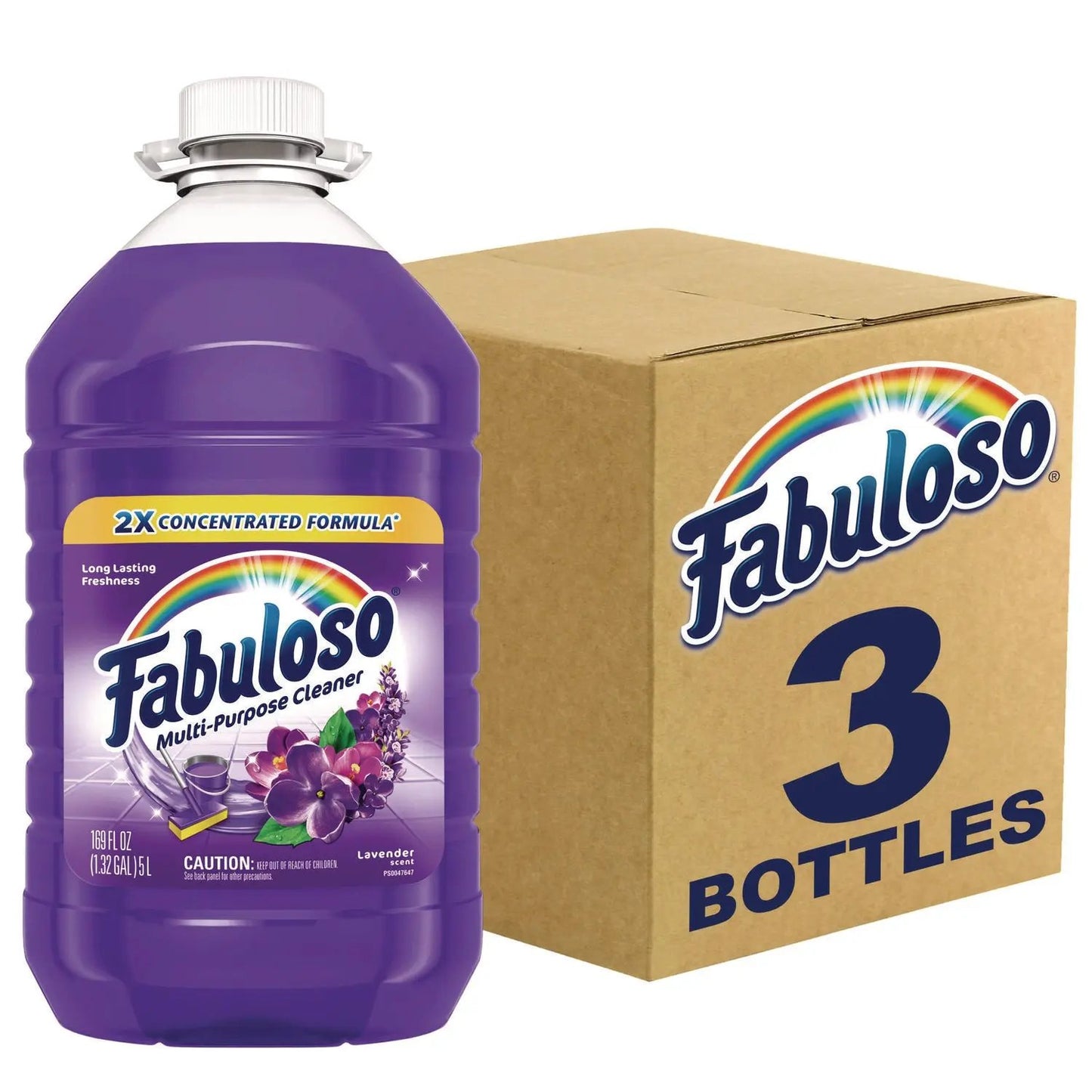 CPC61037882 Multi-use Cleaner, Lavender Scent, 169 oz Bottle, 3/Carton Fabuloso