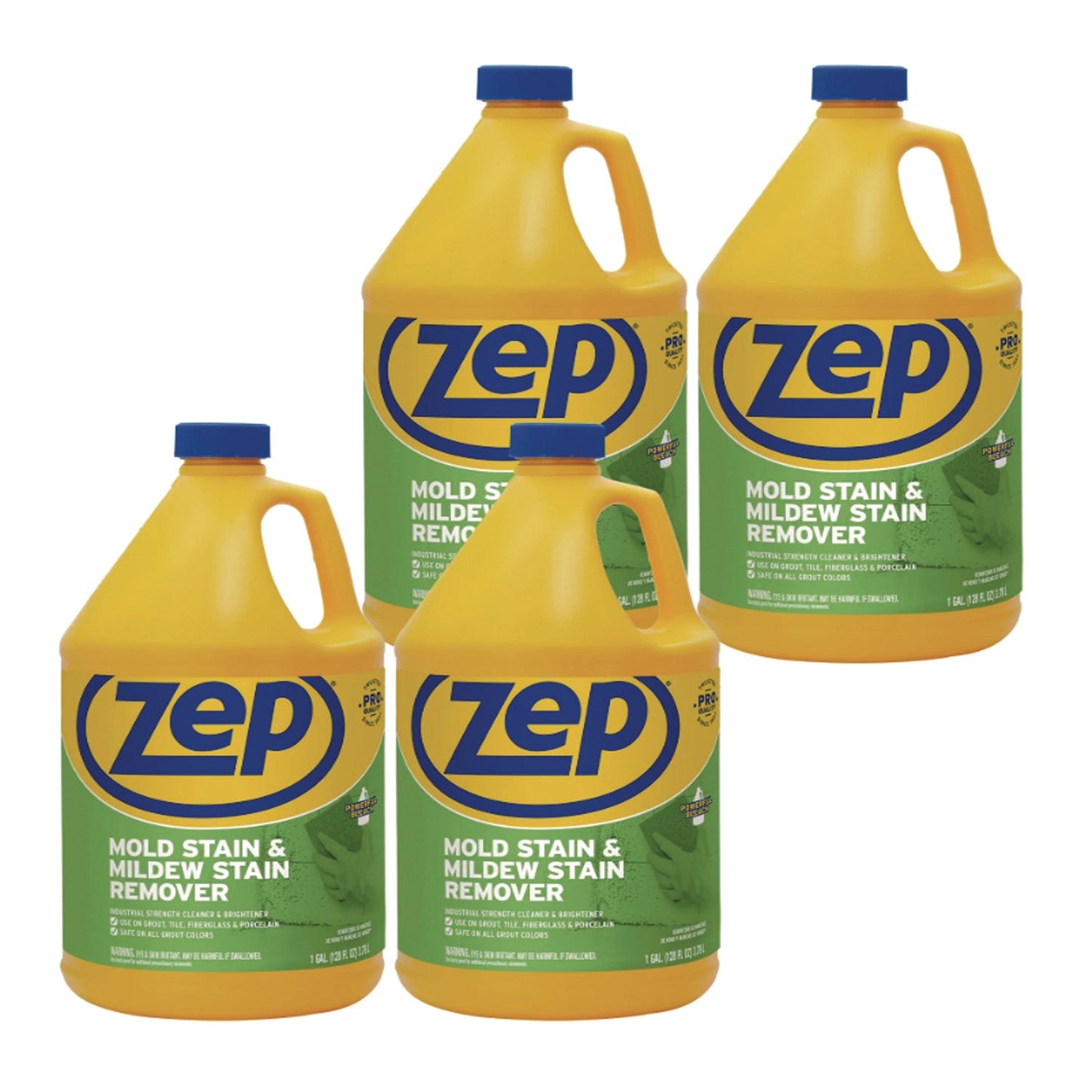 ZPEZUMILDEW128C Mold Stain And Mildew Stain Remover, 1 Gal, 4/carton Zep Commercial