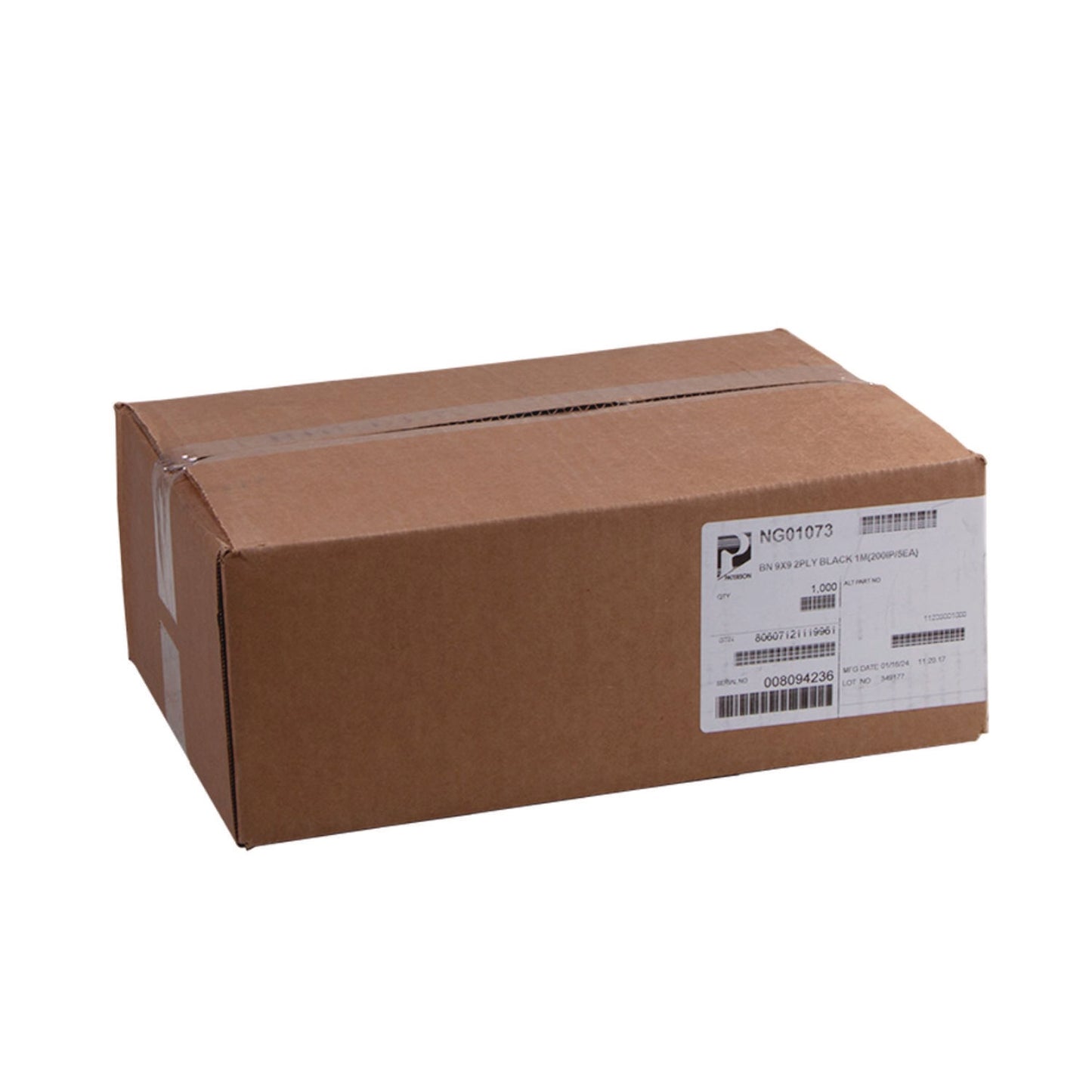PDHNG01073 Beverage Napkins, 2-Ply, 9 x 9, Black, 1,000/Carton Paterson
