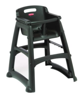 RCP781408BLA Sturdy Chair Youth Seat, Assembly Required, Black