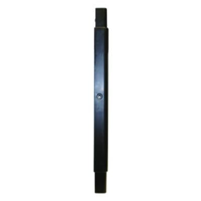 SGS6173M6 Left Side Upright Leg for Janitor Cart, Plastic, Black