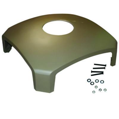 SGSFG3975M2DWOO Dome Top with Hole for Landmark Series Waste Receptacle, 26" Diameter, Driftwood