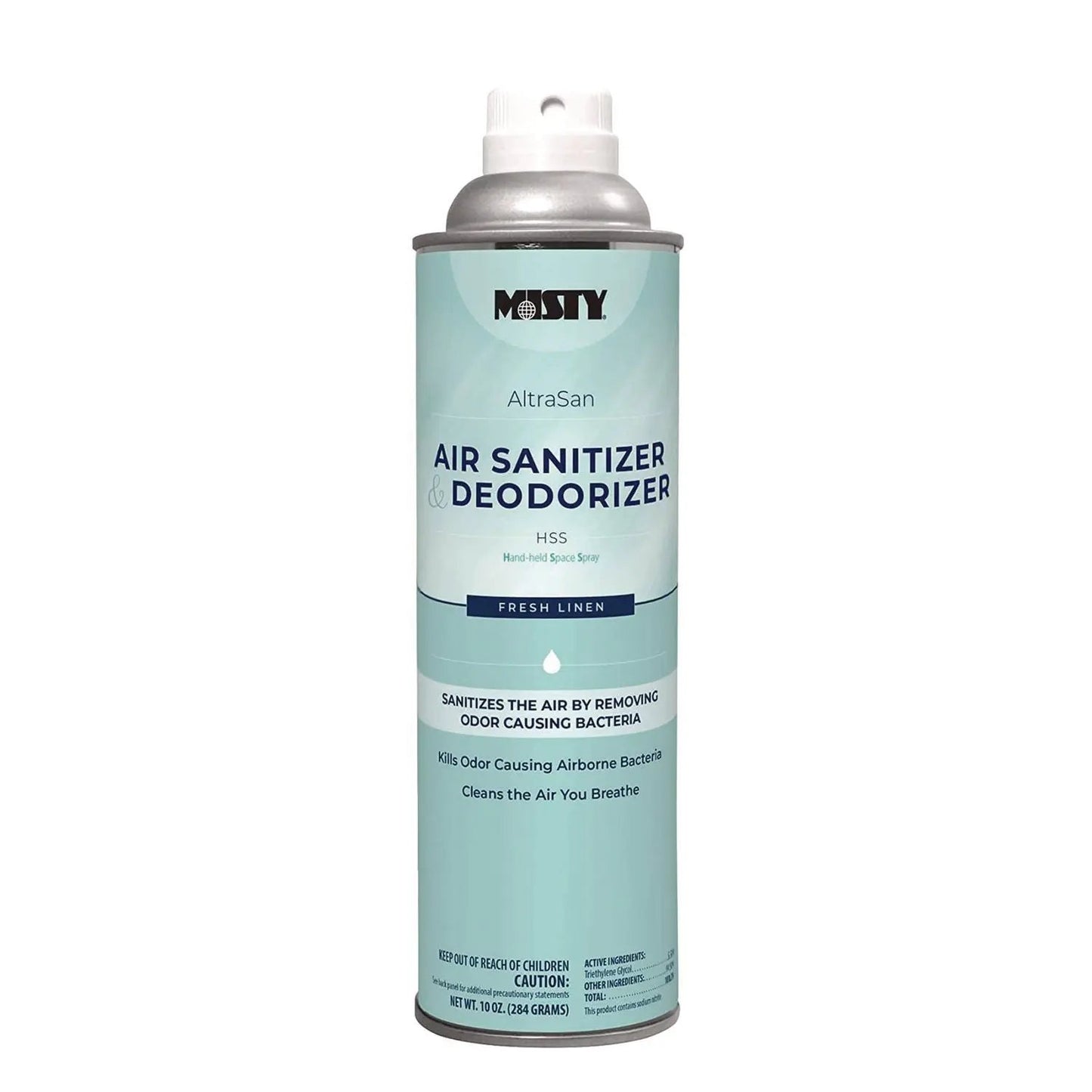 AMR1037236EA Altrasan Air Sanitizer And Deodorizer, Fresh Linen, 10 Oz Aerosol Spray Misty
