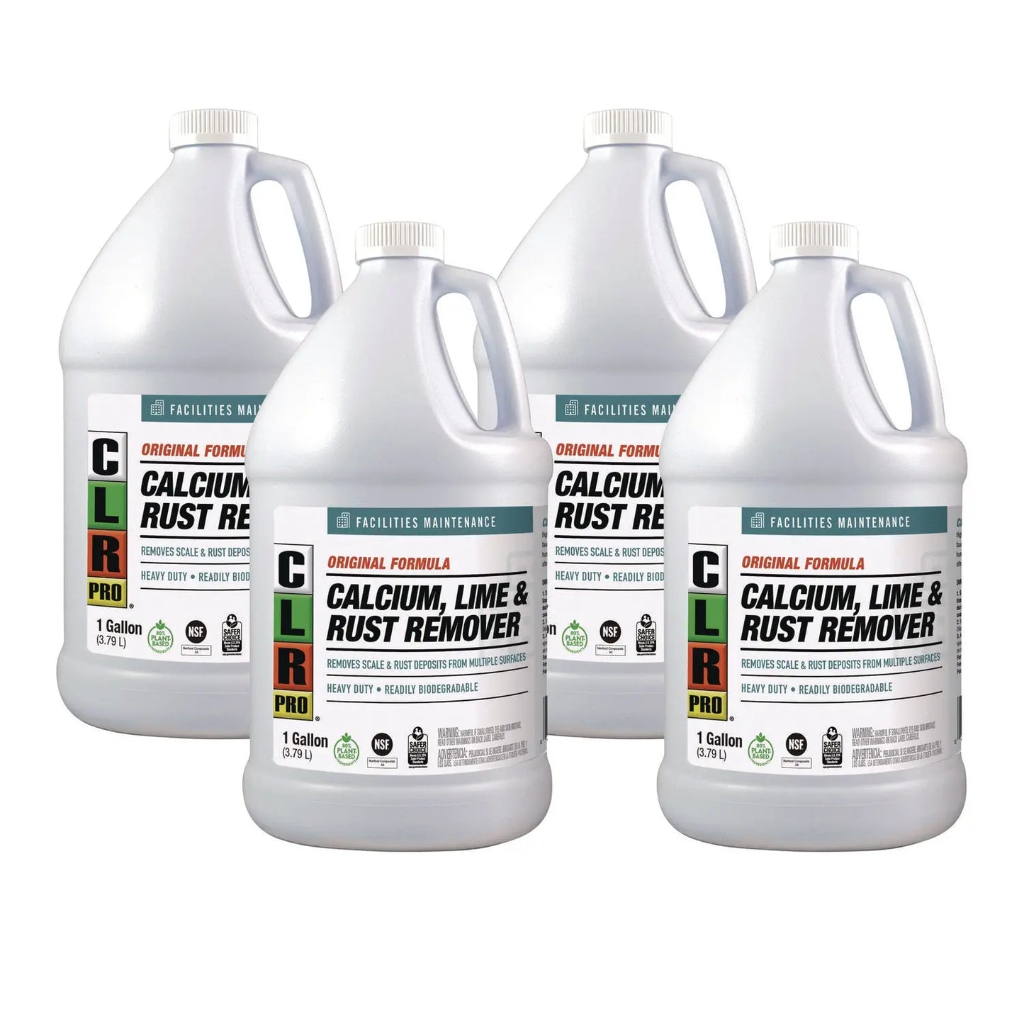 JELCL4PRO Calcium, Lime And Rust Remover, 1 Gal Bottle, 4/carton CLR PRO