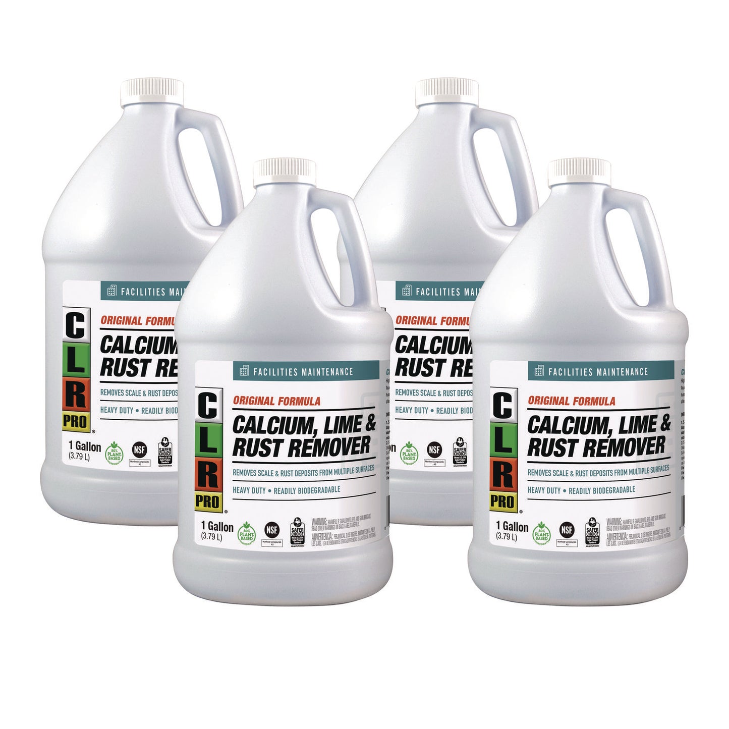 JELCL4PRO Calcium, Lime And Rust Remover, 1 Gal Bottle, 4/carton