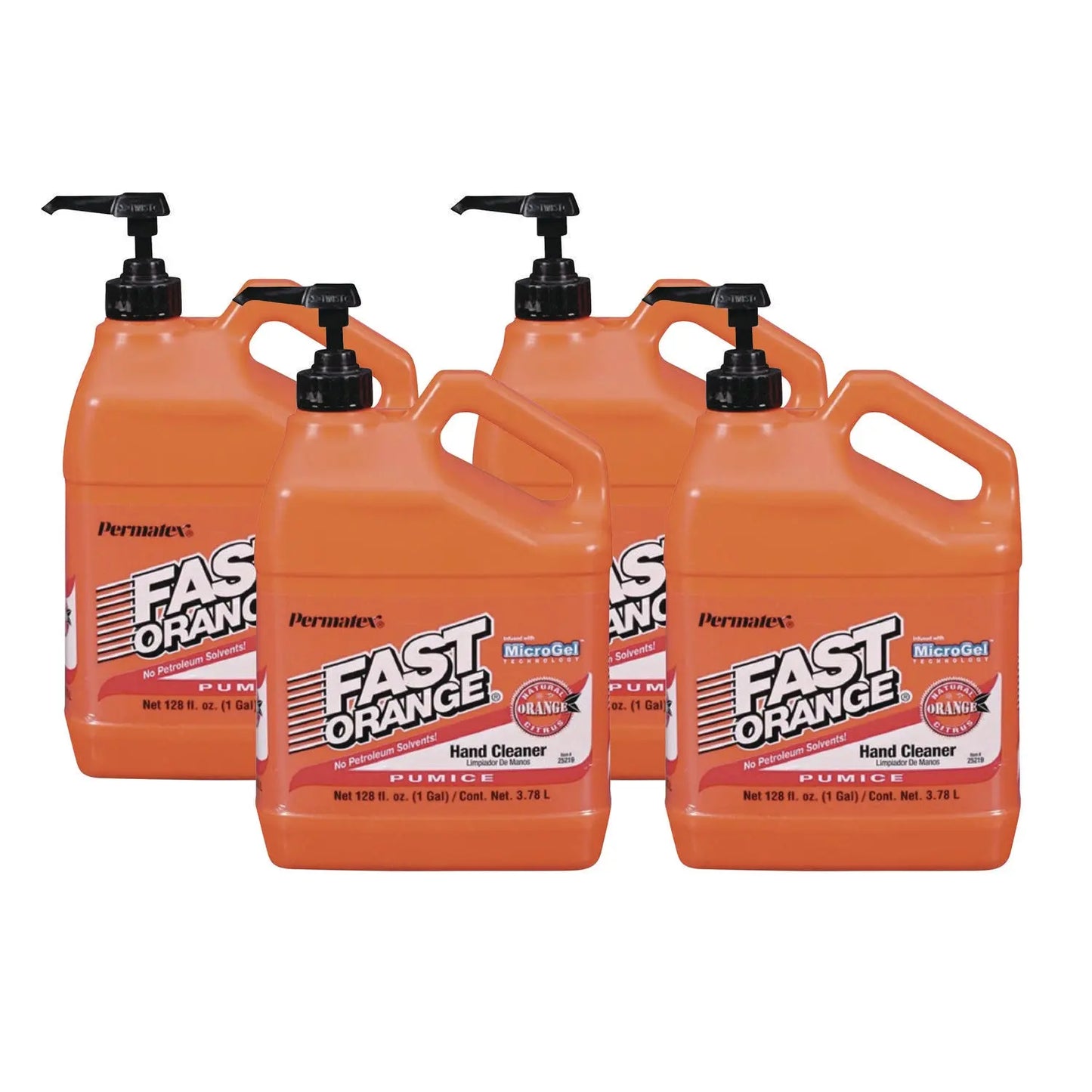 ITW25219CT Pumice Hand Cleaner, Citrus Scent, 1 Gal Dispenser, 4/carton FAST ORANGE