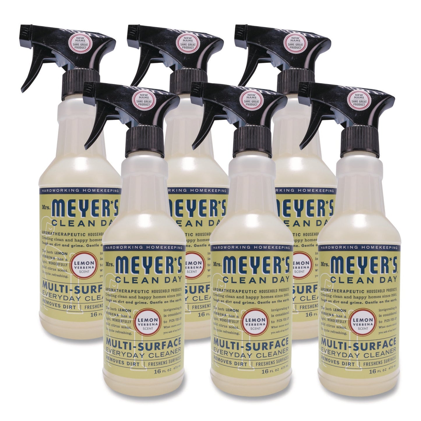 SJN373223 Multi Purpose Cleaner, Lemon Scent, 16 Oz Spray Bottle, 6/carton Mrs. Meyer's