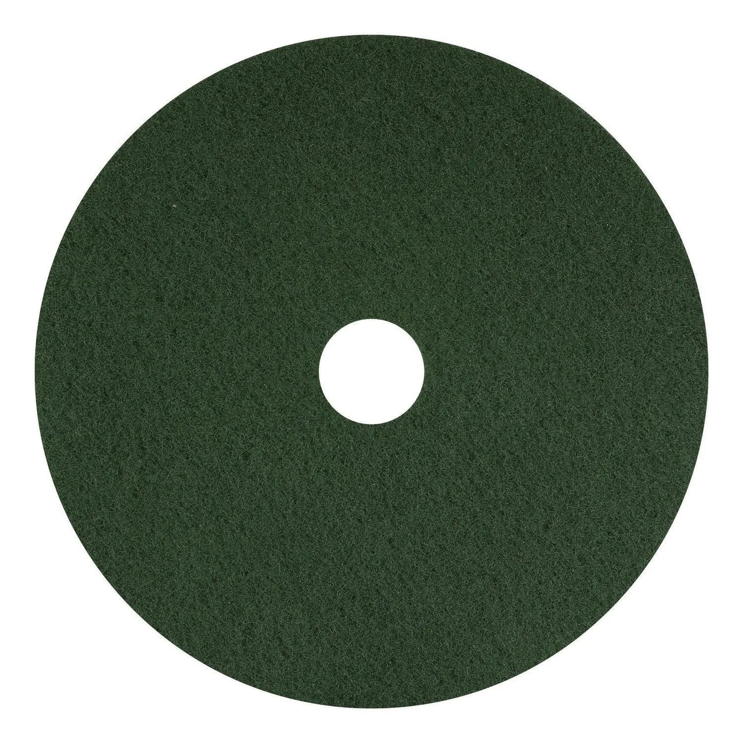 AM7400312 Scrubbing Pad, 12" Diameter, Green, 5/Carton Americo