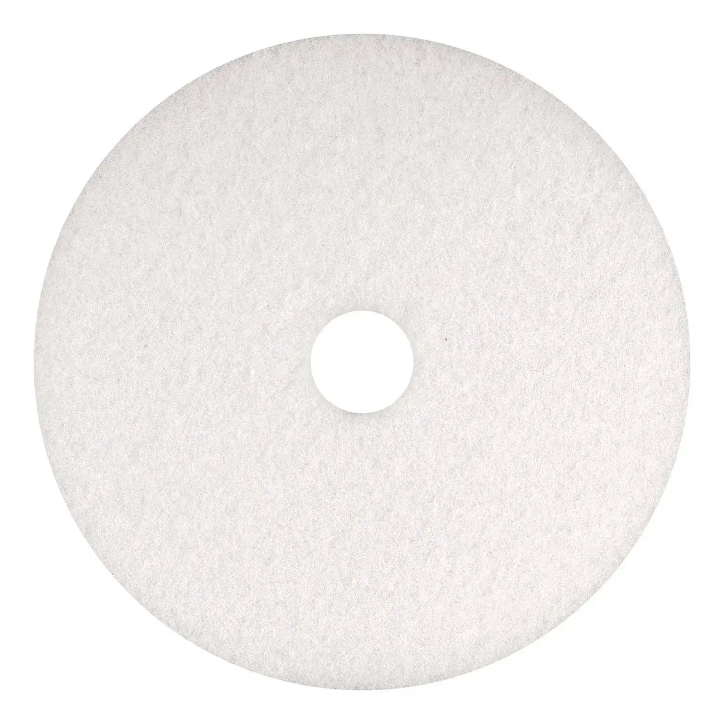 AM7401218 Polishing Pad, 18" Diameter, White, 5/Carton Americo