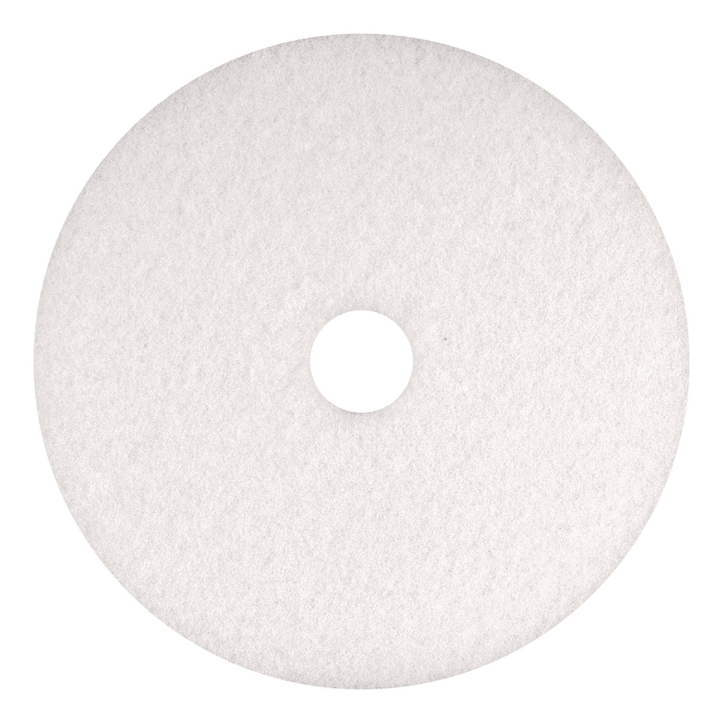 AM7401218 Polishing Pad, 18" Diameter, White, 5/Carton