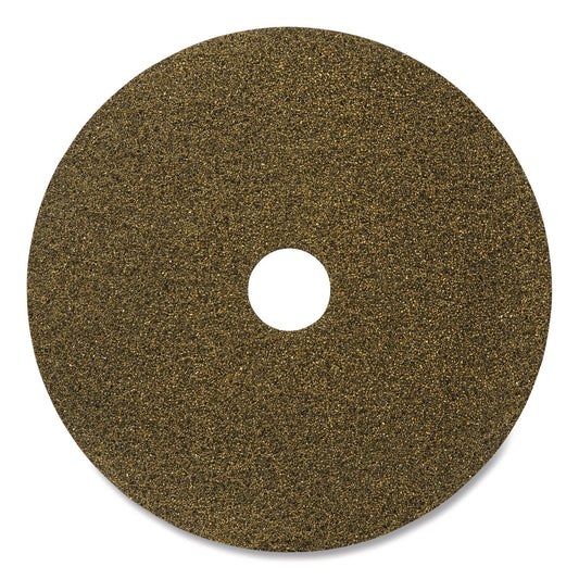 AM7442320 Black Diamond 1500 Grit Diamond Pad, 20" Diameter, Black and Yellow, 2/Carton