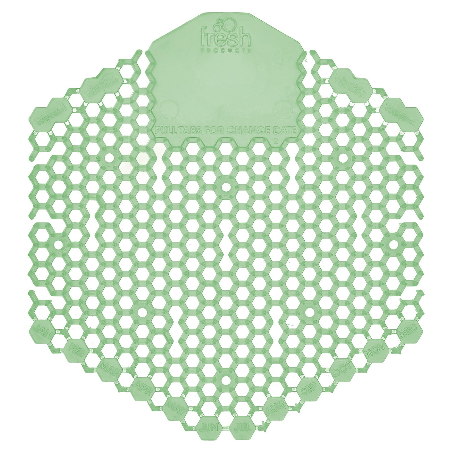 FRS3WDS60CME Wave 3D Urinal Deodorizer, Cucumber Melon Scent, Green, 10/Box