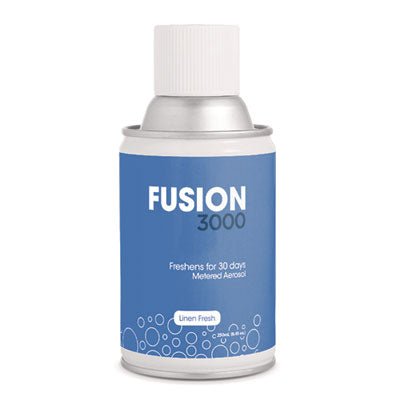 FRSMA12LF Fusion Metered Aerosols, Linen Fresh, 6.25 Oz, 12/carton FRESH PRODUCTS