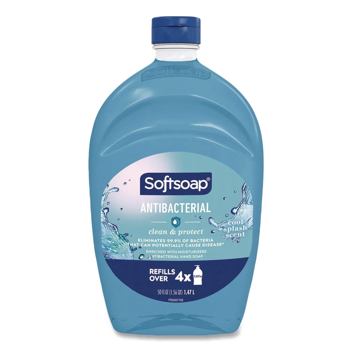 CPC61031016EA Antibacterial Liquid Hand Soap Refill, Cool Splash, 50 oz Bottle Softsoap