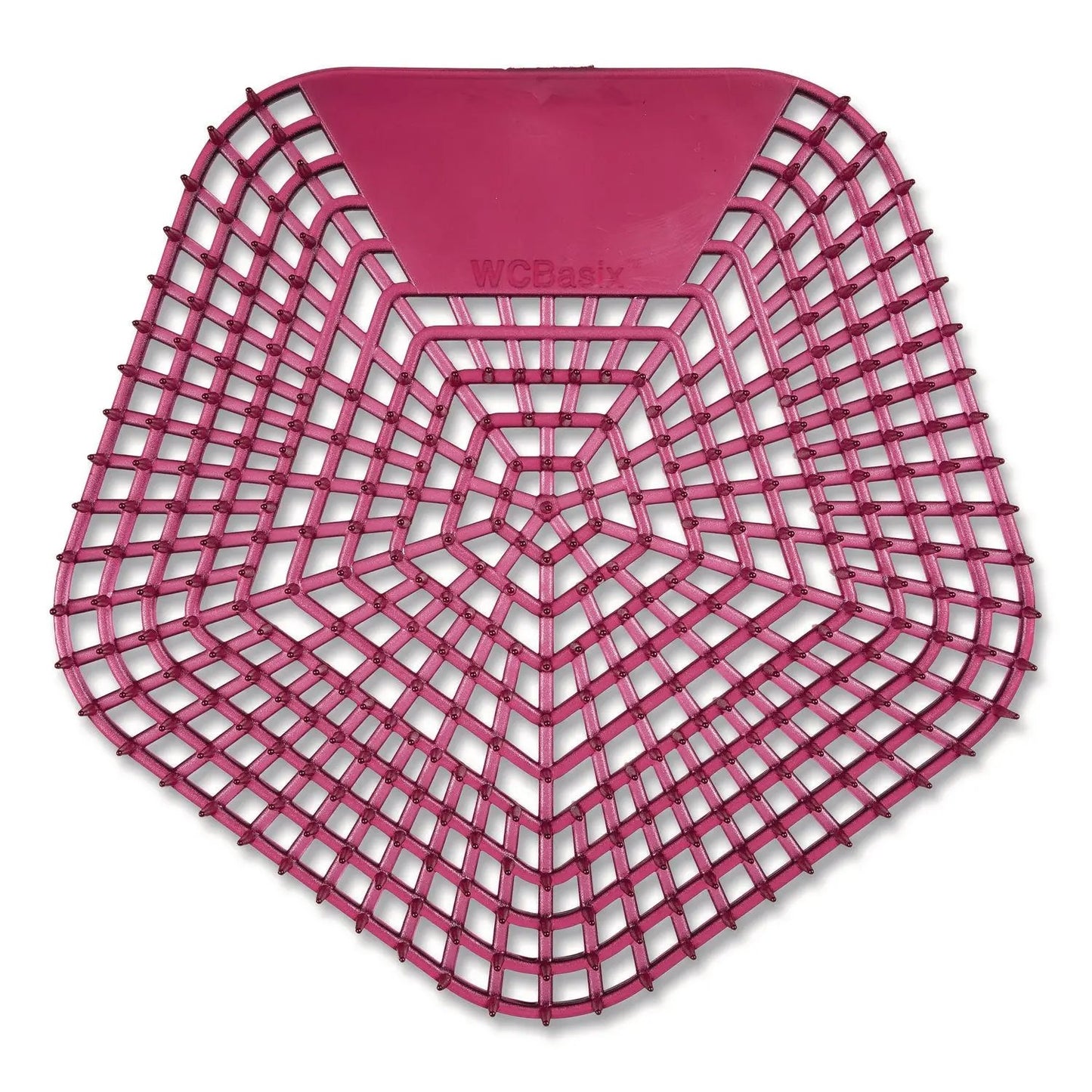 BWK1007 Anti-Splash Urinal Screen, Apple Cinnamon Scent, Red, 0.11 oz, 10/Box Boardwalk