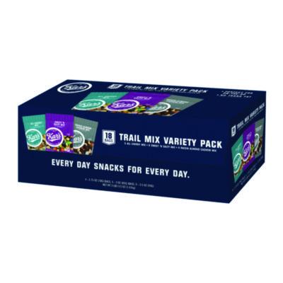 KSAKAR08825 Trail Mix Variety Pack, Assorted Flavors, 18 Bags/Carton