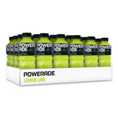 POW049000003697 Sports Drink, Lemon Lime, 20 oz Bottle, 24/Pack