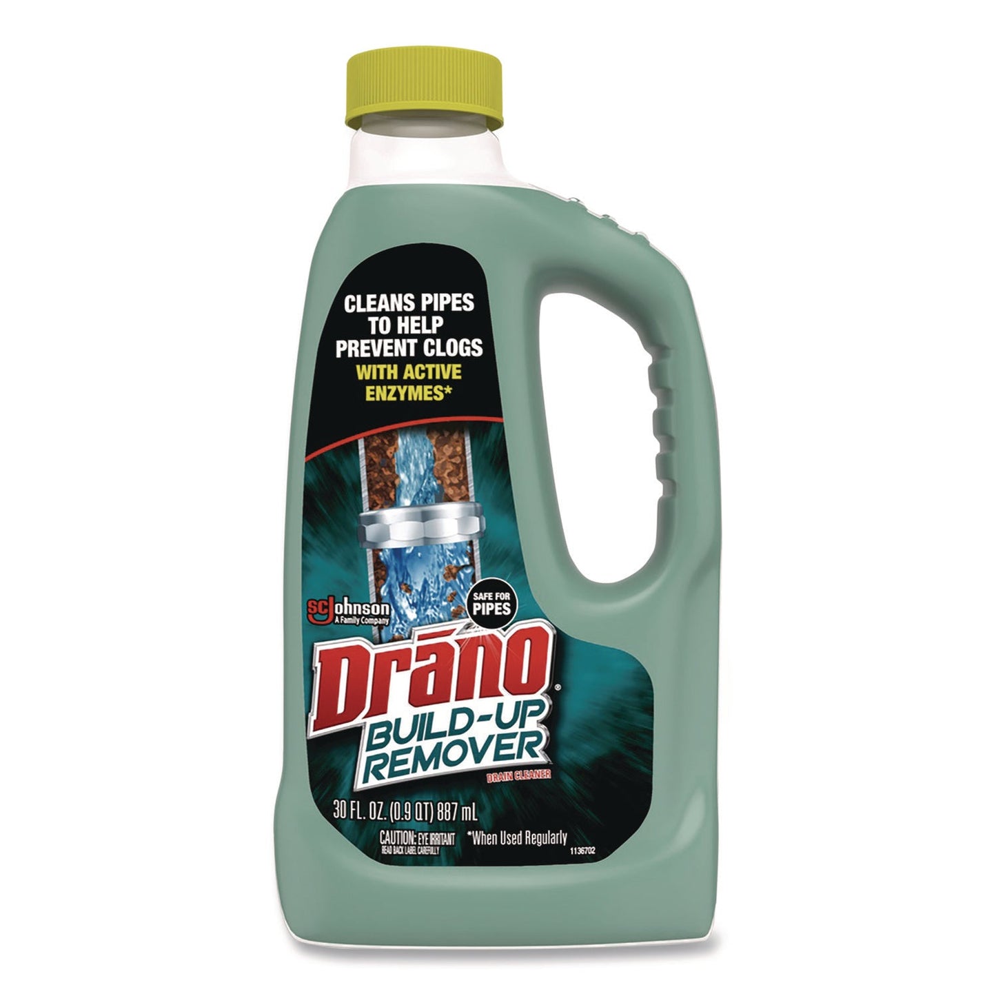 SJN335707 Buildup Remover Drain Cleaner, 30 oz Bottle Drano