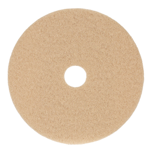 BWK4027ULT Burnishing Floor Pads, 27" Diameter, Tan, 5/Carton