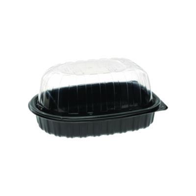 PCTYCNC600700DZ MealMaster Chicken Roaster Base/Lid, 10 x 7.5 x 4, Black/Clear, Plastic, 110/Carton