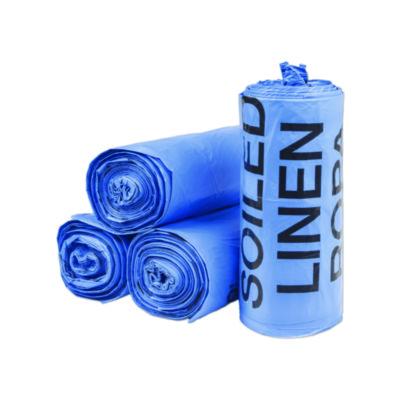 IBSBR3043XHVB Institutional Low-Density Can Liners, Soiled Linen, 30 gal, 1 mil, 30" x 43", Blue, 200/Carton INTEGRATED BAGGING SYSTEMS