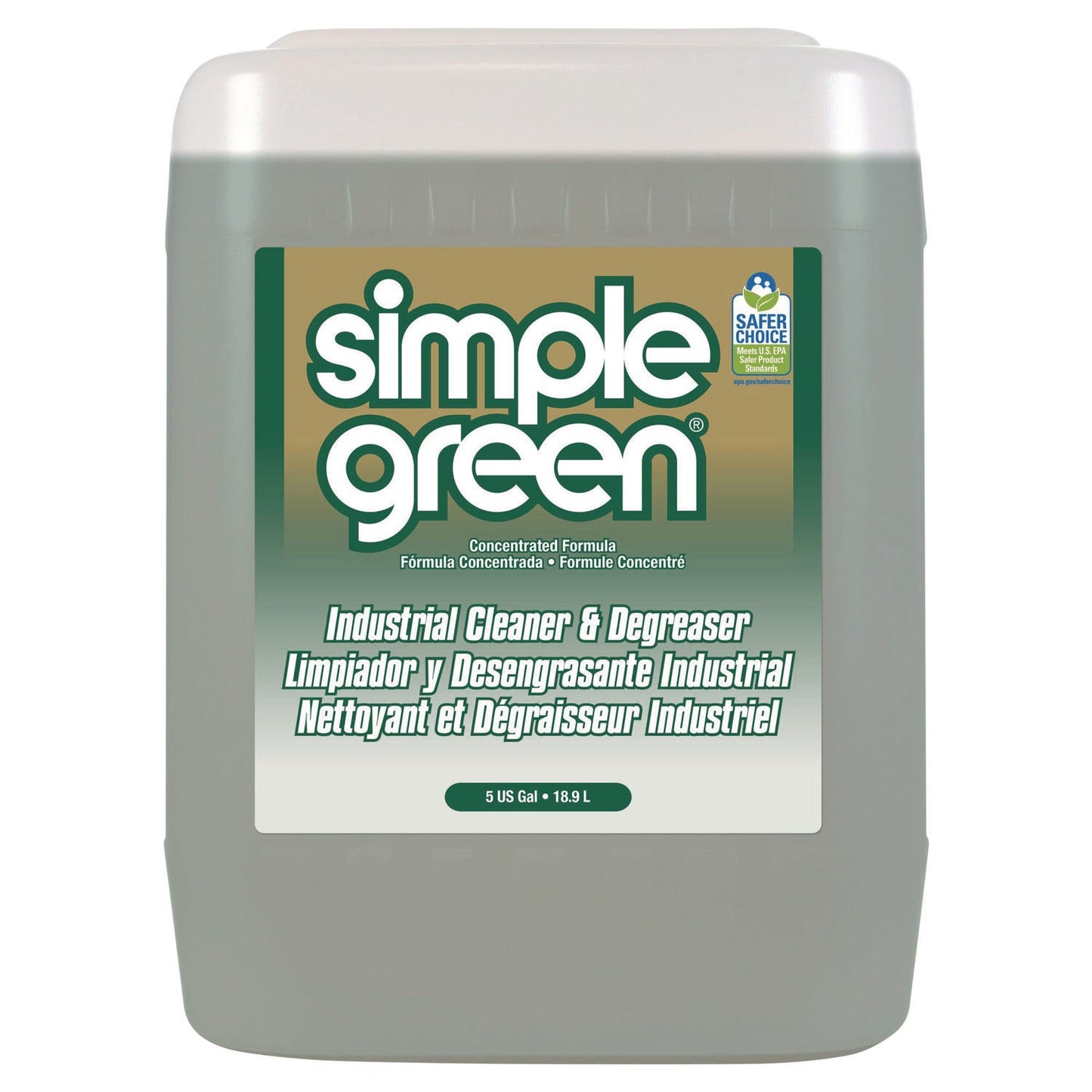 SMP13006 Industrial Cleaner And Degreaser, Concentrated, 5 Gal, Pail Simple Green