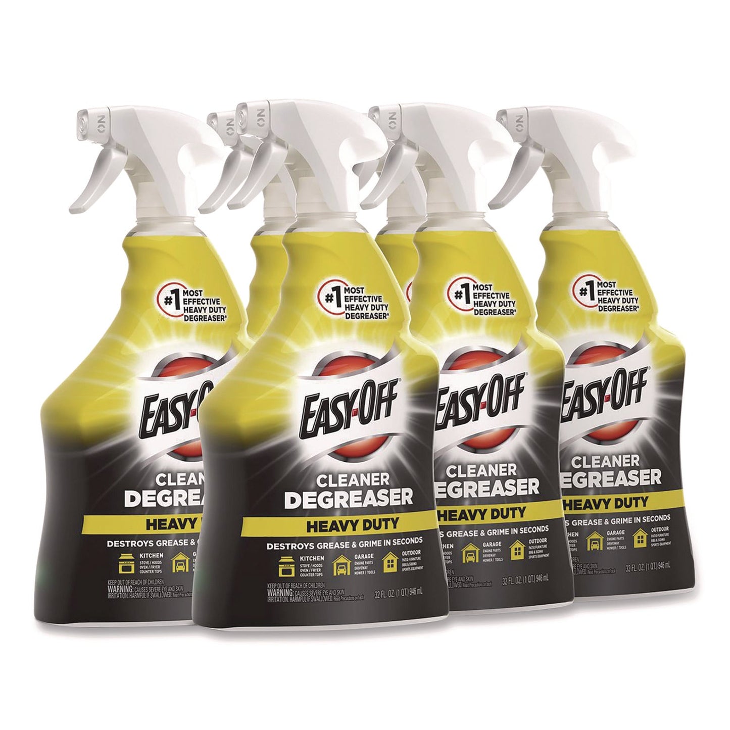 RAC99624 Heavy Duty Cleaner Degreaser, 32 Oz Spray Bottle, 6/carton EASY-OFF
