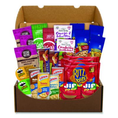 GRR700S0009 On The Go Snack Box, 27 Assorted Snacks/Box
