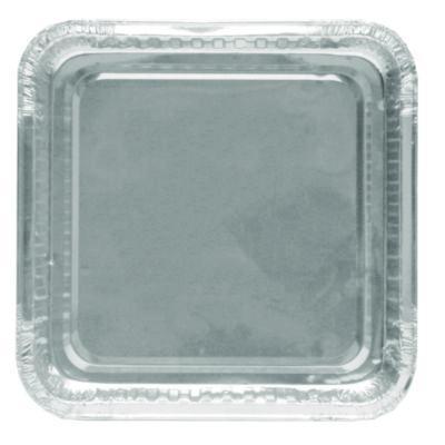 HFA404835500 8" Square Cake Pan, 7.88 x 7.88 x 1.31, Silver, Aluminum, 500/Carton HOFFMASTER