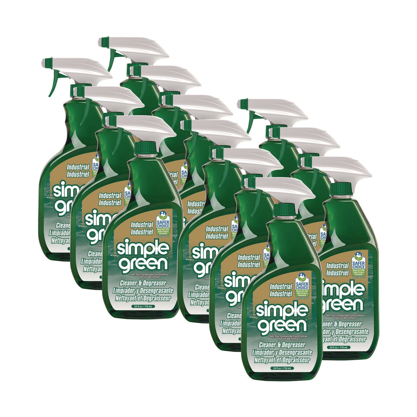 SMP13012CT Industrial Cleaner And Degreaser, Concentrated, 24 Oz Spray Bottle, 12/carton Simple Green