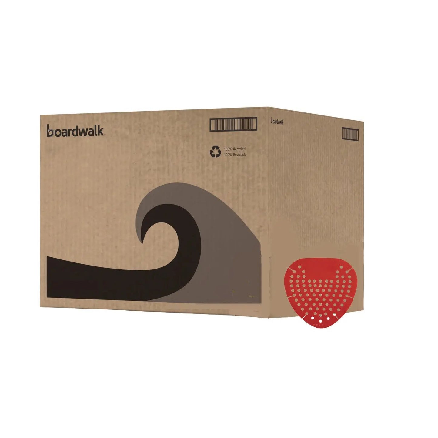 BWK1001 Deodorizing Urinal Screen, Cherry Scent, Red, 3.5 oz, Dozen Boardwalk