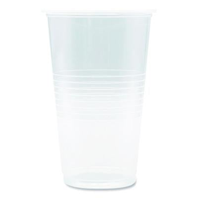 BWKTRANSCUP20PK Translucent Plastic Cold Cups, 20 oz, Clear, 50/Pack BOARDWALK