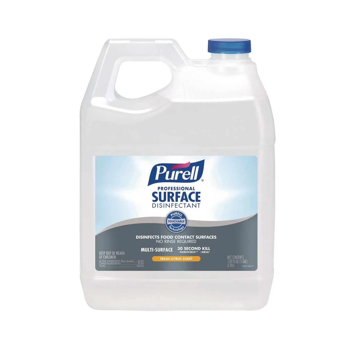GOJ434204EA Professional Surface Disinfectant, Fresh Citrus, 1 Gal Bottle PURELL