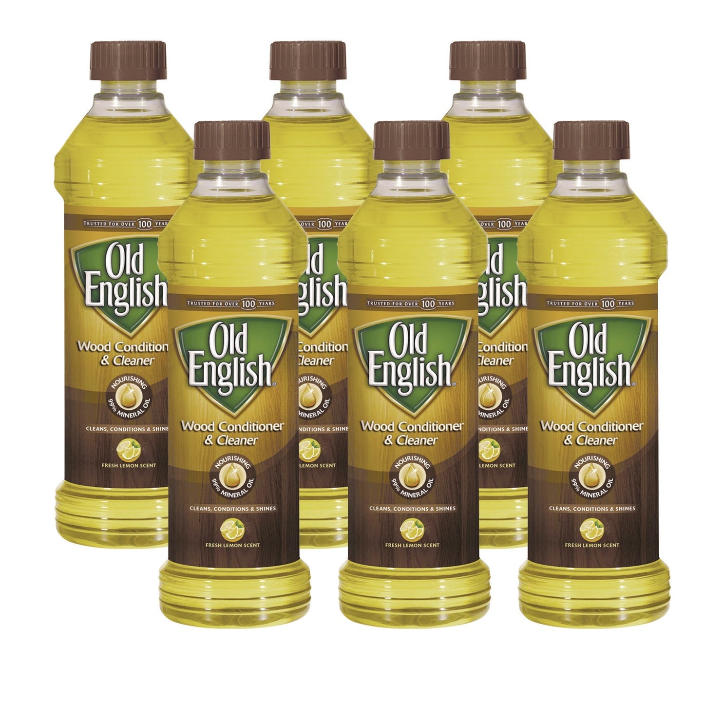 RAC75143CT Oil, Furniture, Fresh Lemon, 16 oz Bottle, 6/Carton OLD ENGLISH