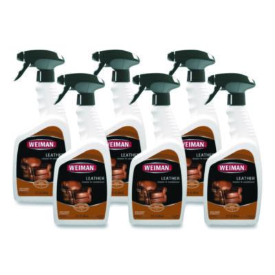WMN107 Leather Cleaner And Conditioner, Floral Scent, 22 Oz Trigger Spray Bottle, 6/ct