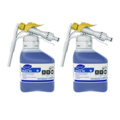 DVO100975198 Glance NA Glass and Multi-Surface Cleaner, 1.5 L, 2/Carton DIVERSEY