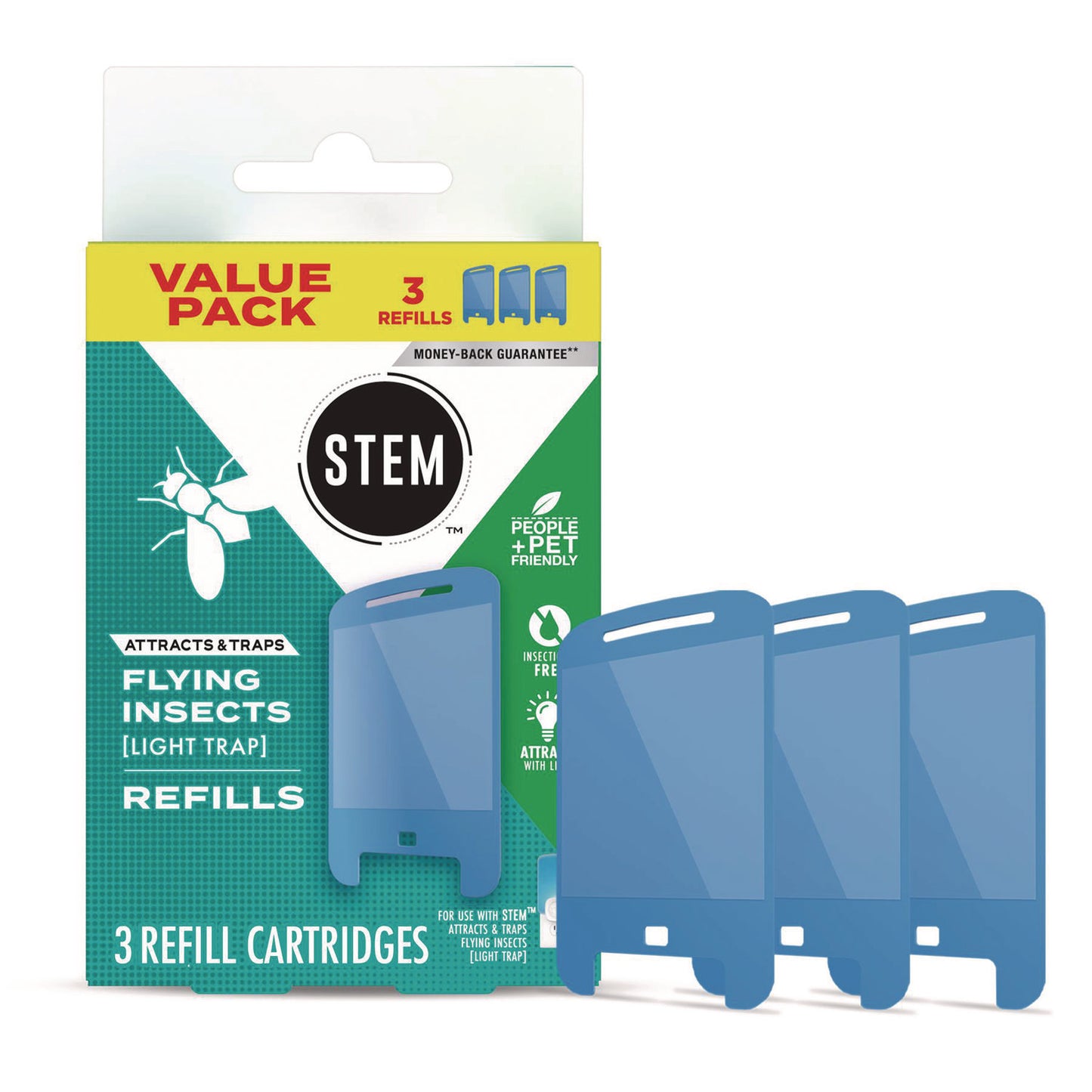 SJN372883 STEM Light Trap Refills, 3 Refills/Pack, 8 Packs/Carton