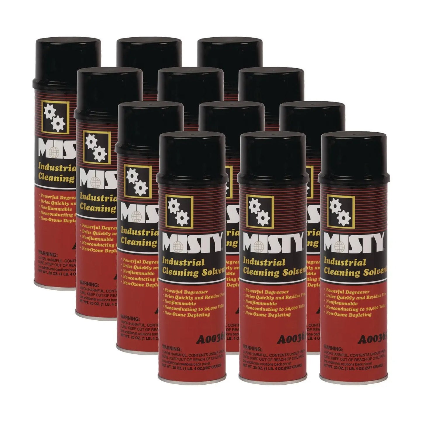 AMR1002262 Ics Energized Electrical Cleaner, 20 Oz Aerosol Spray, 12/carton Misty