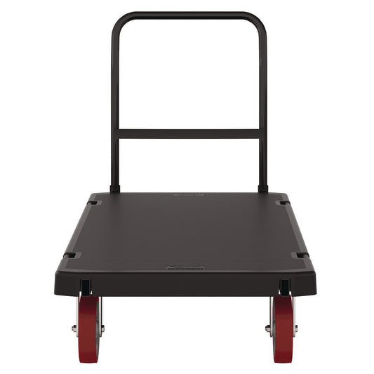 SUAPDPT3060 Resin Platform Truck, 1,600 lb Capacity, 30.25 x 64.5 x 41, Black